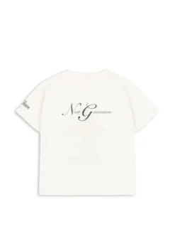 La Glace x ks kid tee - off white