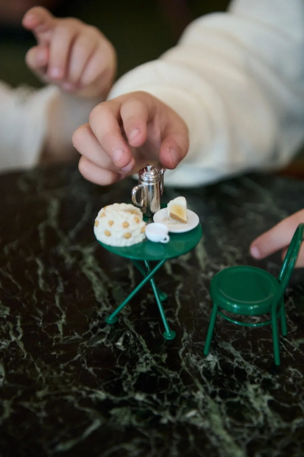 La Glace x ks miniature teddy boutique - green check