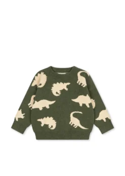LAPIS BLOUSE WOOL - dino vert