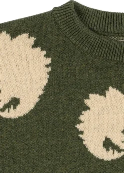 LAPIS BLOUSE WOOL - dino vert