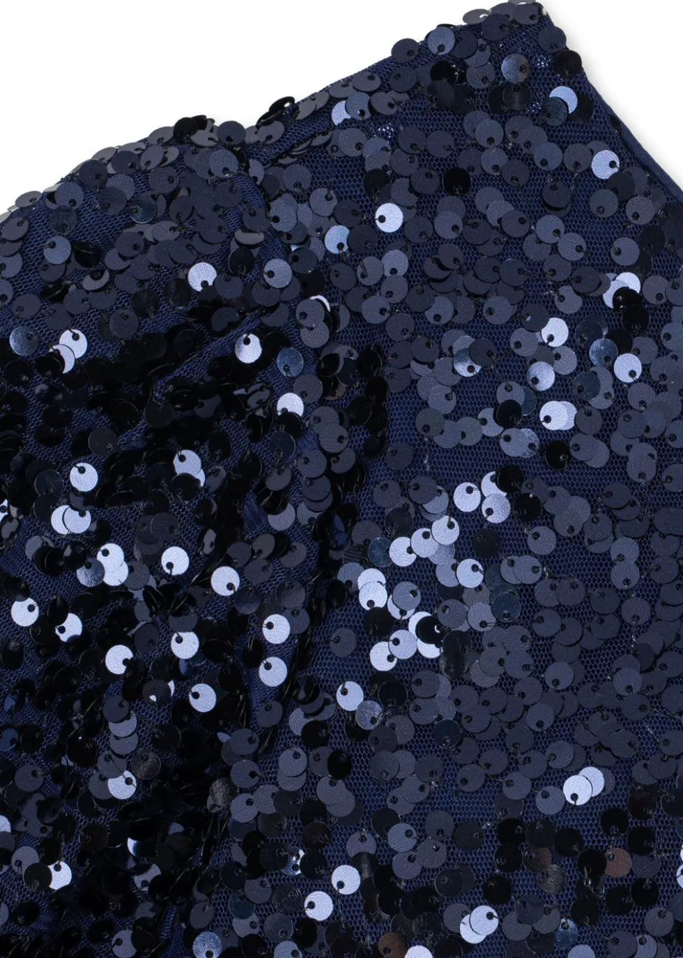LILA SEQUINS BOW DRESS - total eclipse