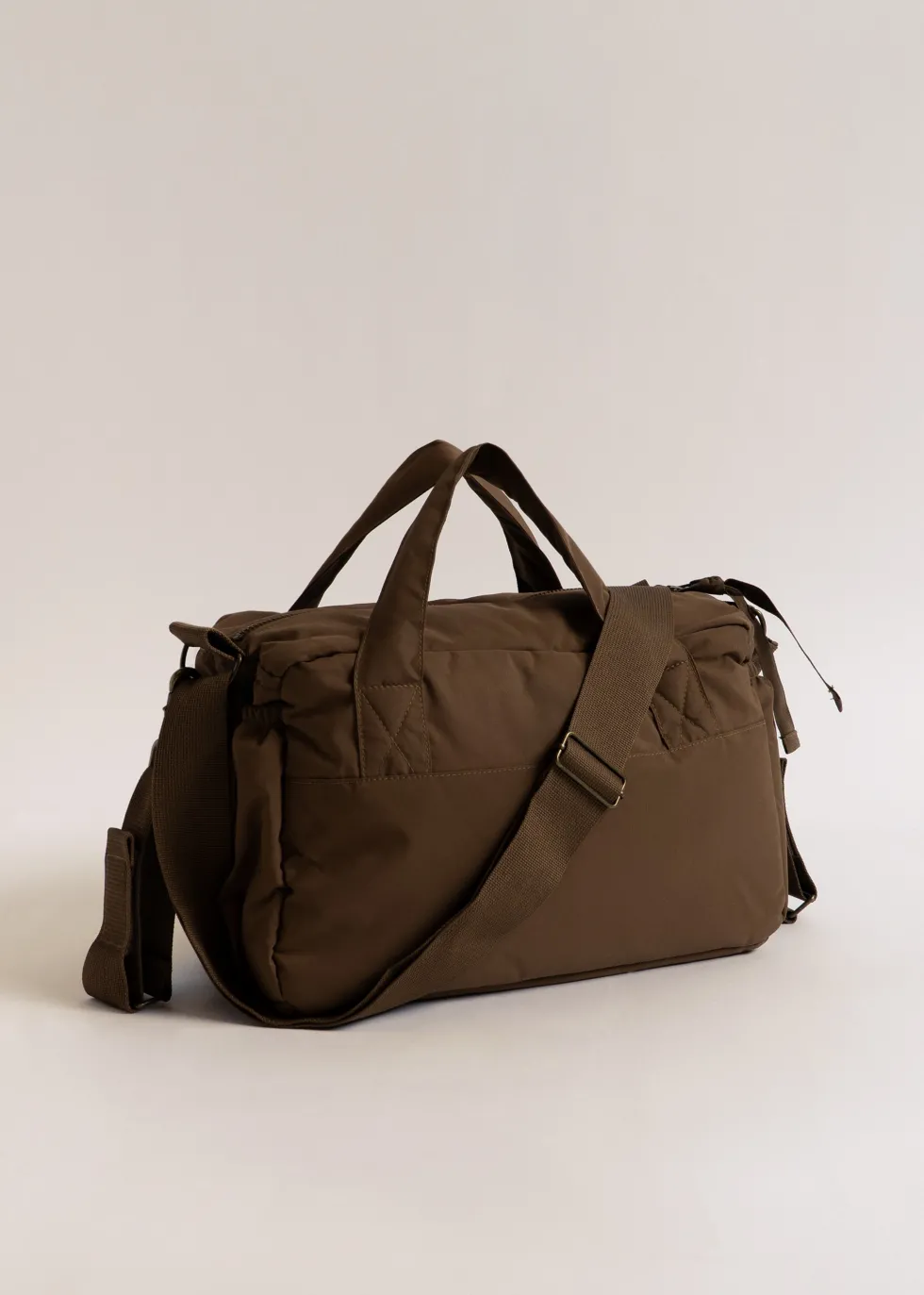 lille pusletaske - walnut