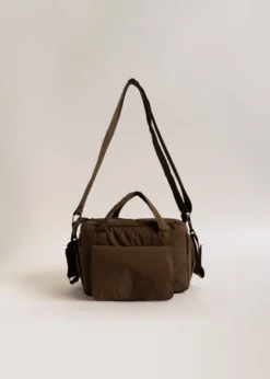 lille pusletaske - walnut