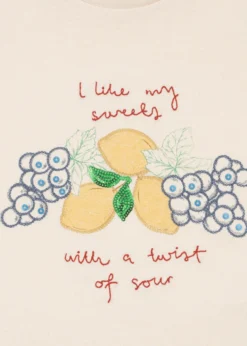 Lin bluse - twist of sour