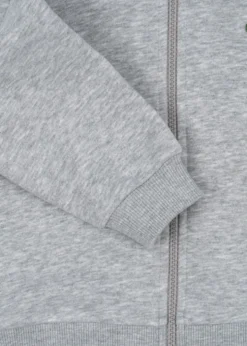lou hættetrøje - grey melange