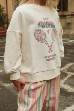 Loupy Lou Sweatshirt - buttercream