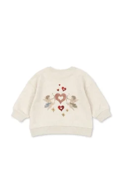 Loupy Lou sweatshirt - off white melange