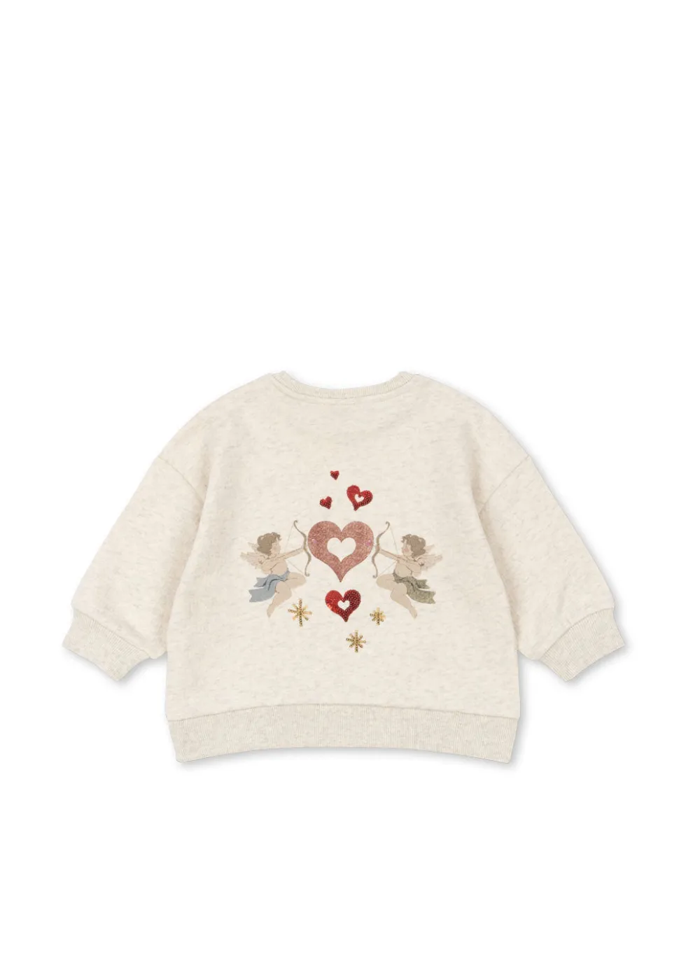 Loupy Lou sweatshirt - off white melange