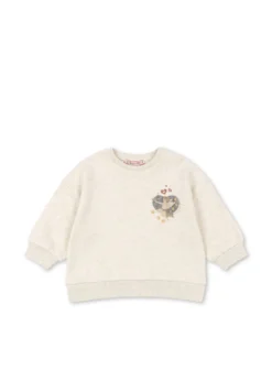 Loupy Lou sweatshirt - off white melange