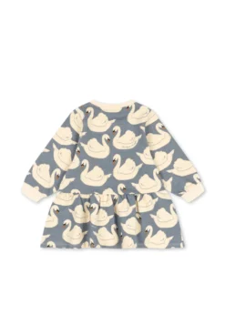 LOUPY SWEAT DRESS - swan