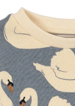 LOUPY SWEAT DRESS - swan