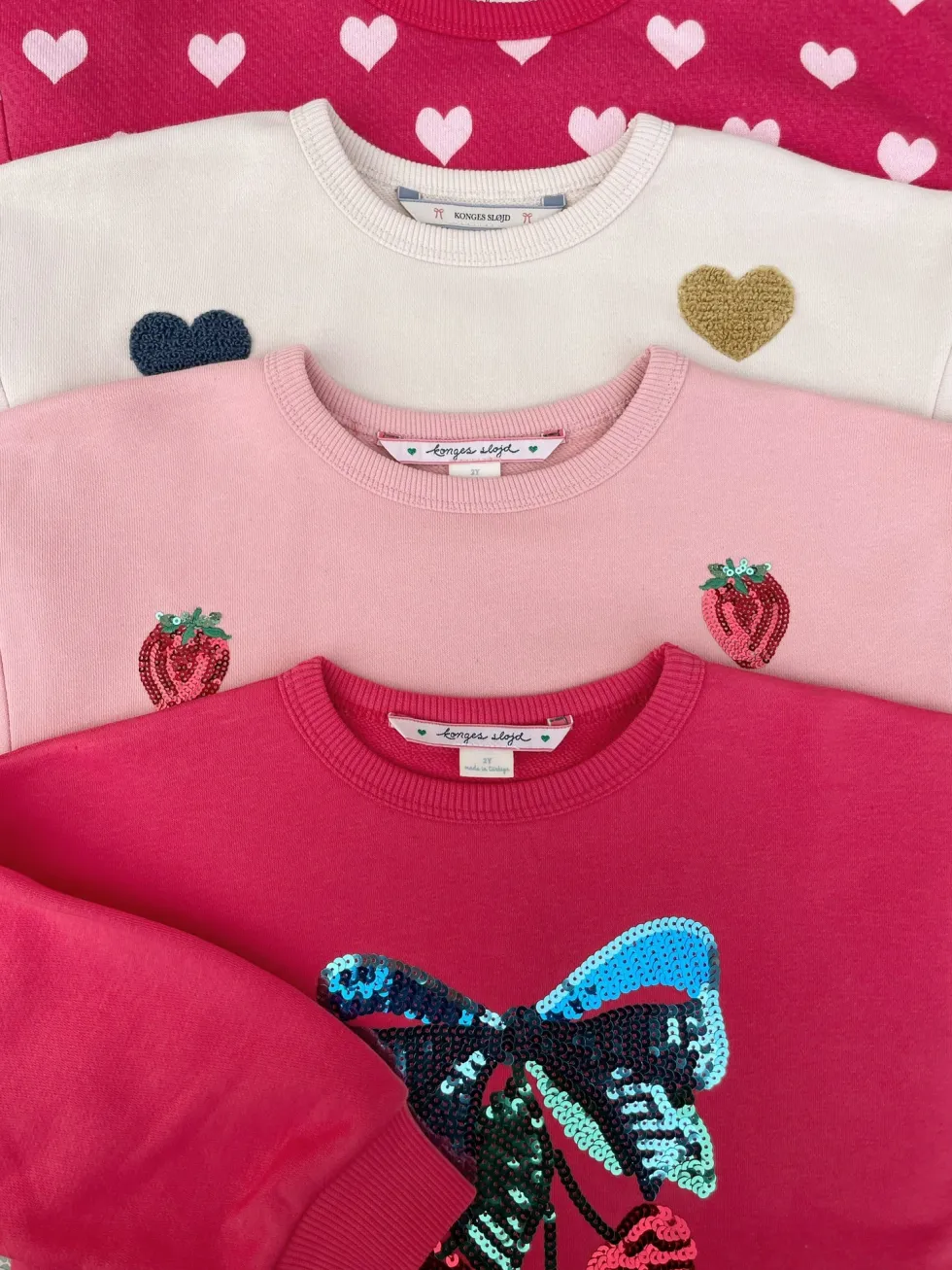 lou sweatshirt - multi heart