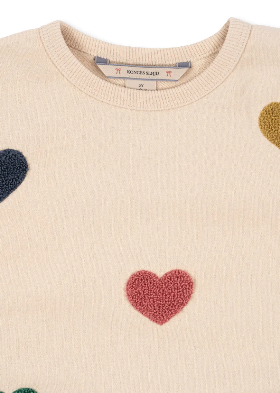 lou sweatshirt - multi heart