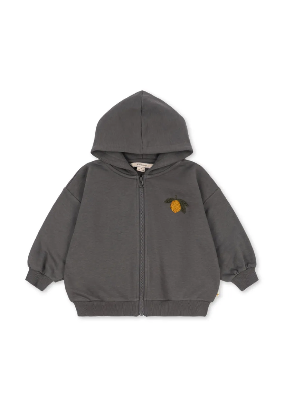 LOU SWEAT ZIP HOODIE - magnet