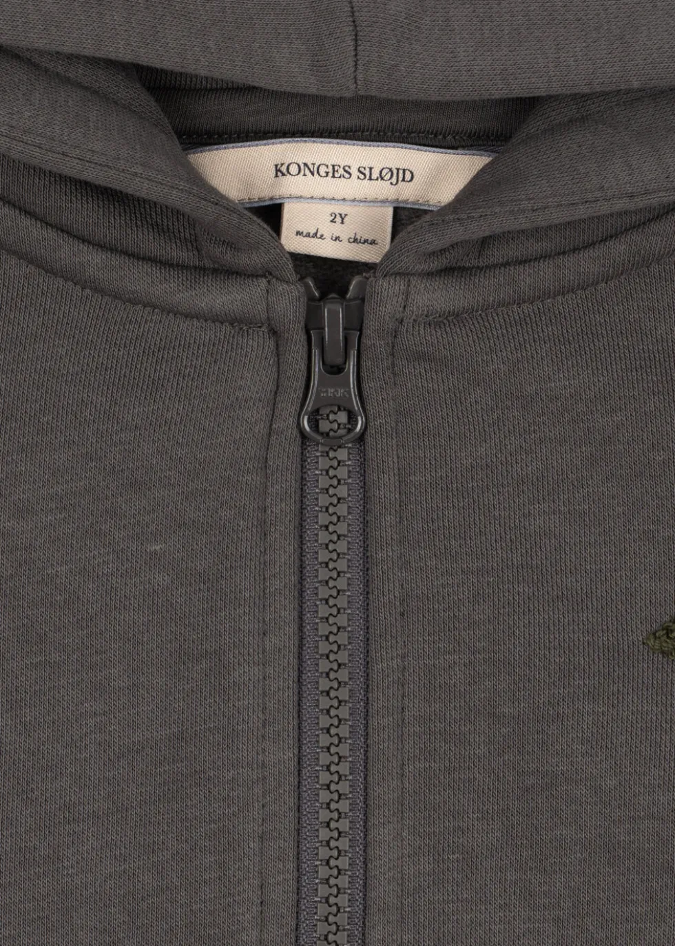 LOU SWEAT ZIP HOODIE - magnet