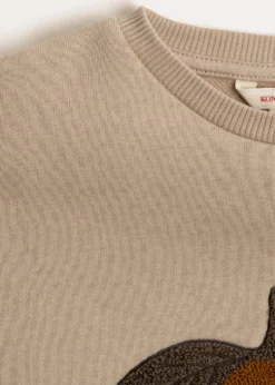 LOU TERRY SWEAT SHIRT OCS - oxford tan