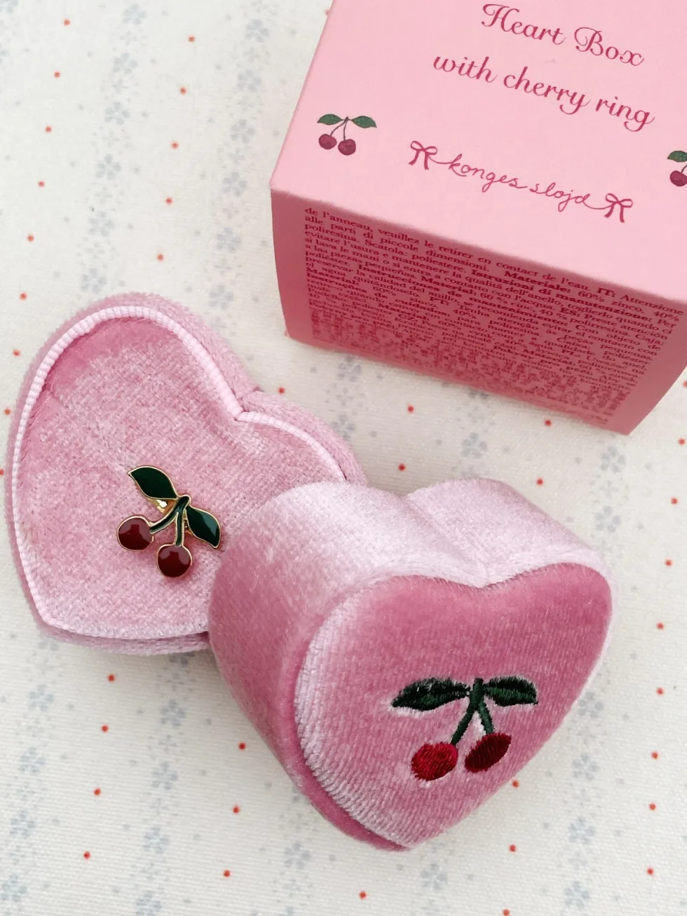 Love ringe - cherry