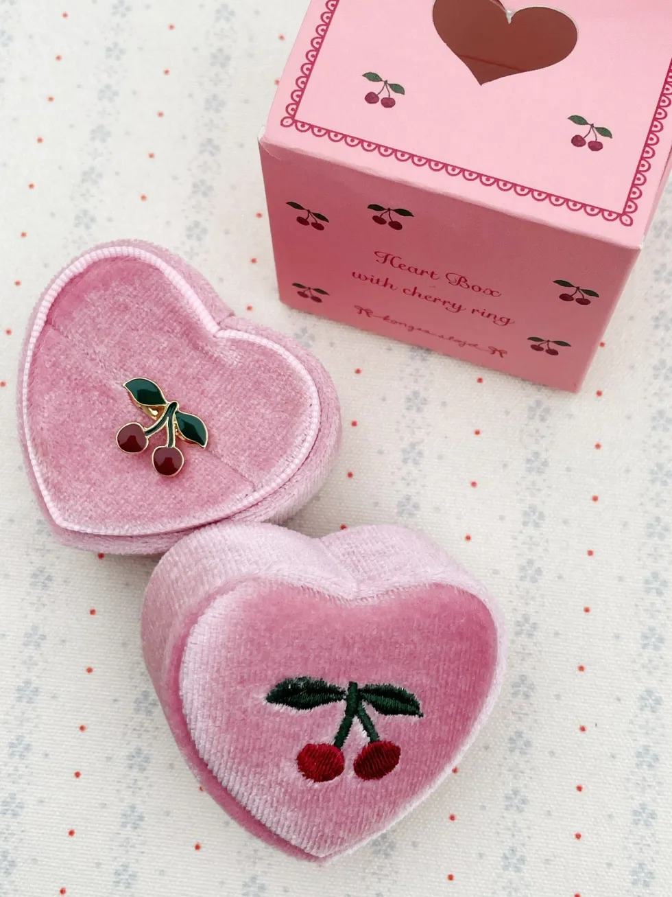 Love ringe - cherry