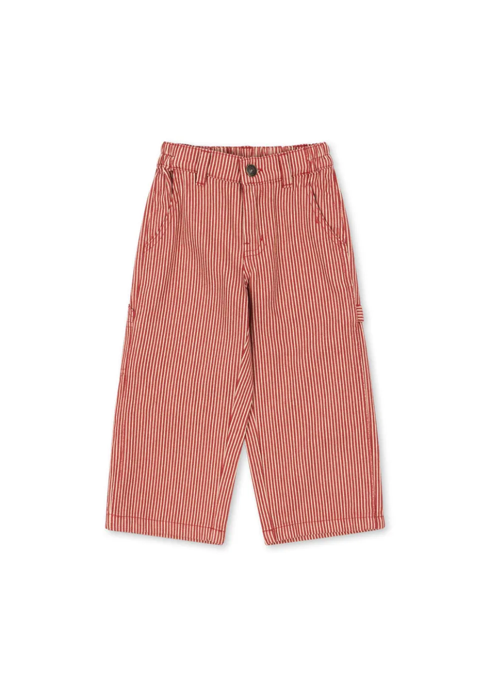 LUC Bukser - milk rouge stripe