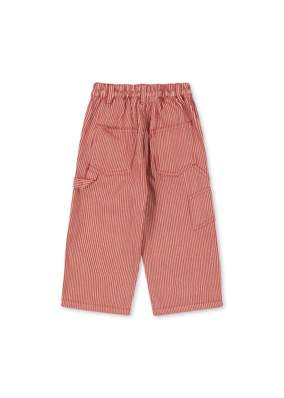 LUC Bukser - milk rouge stripe