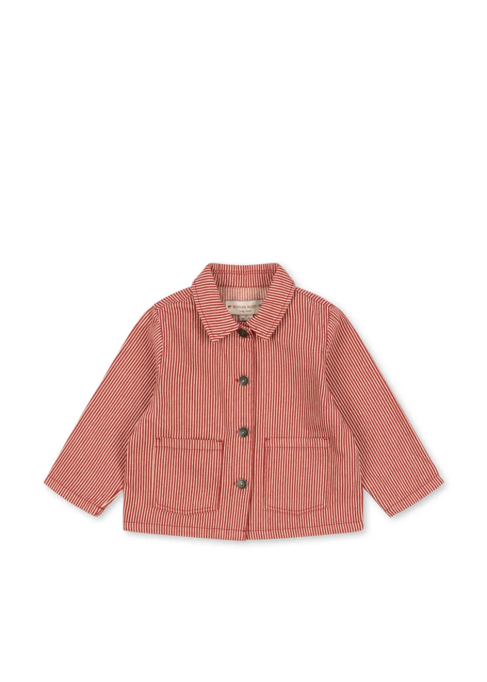 Luc overshirt - milk rouge stripe