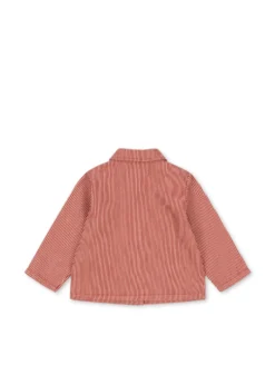 Luc overshirt - milk rouge stripe