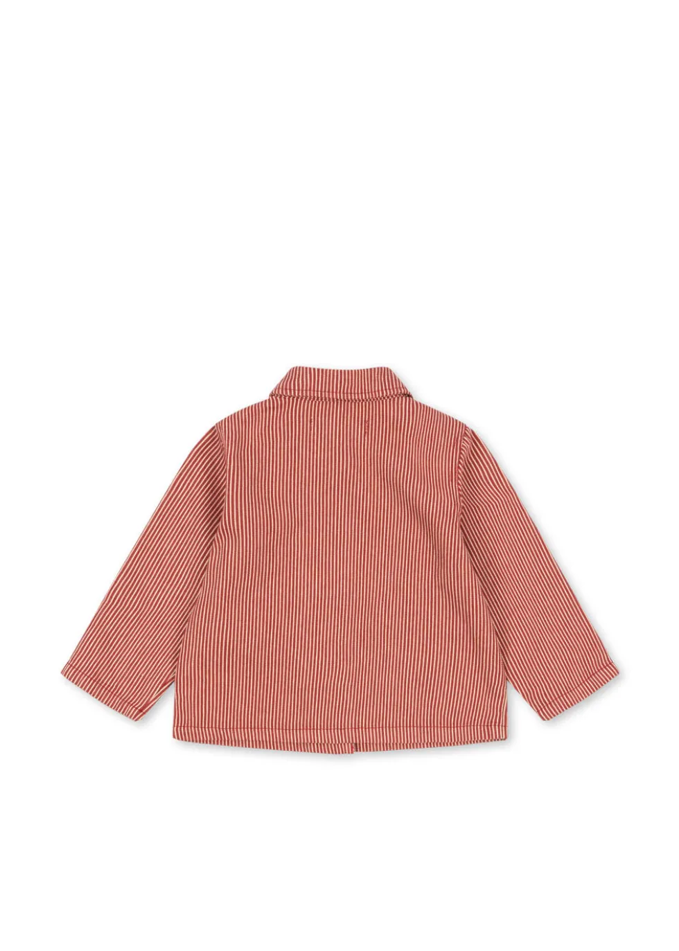 Luc overshirt - milk rouge stripe