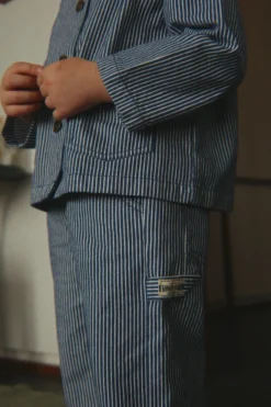 Luc Skjortejakke - blue stripe