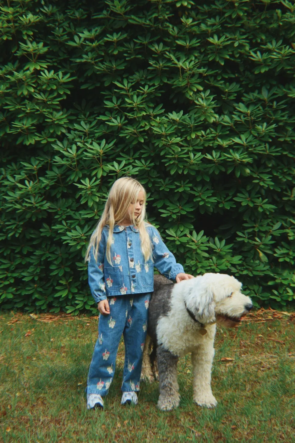 Magot Jakke - bow kitty denim