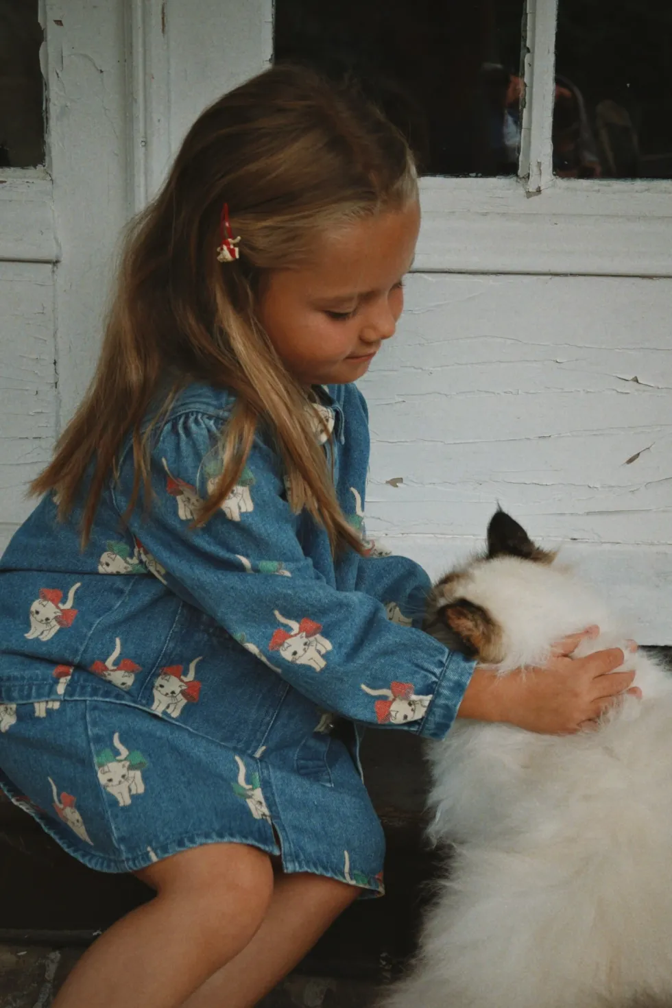 Magot Jakke - bow kitty denim