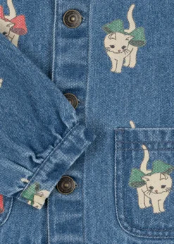 Magot Jakke - bow kitty denim