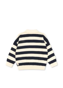 Manis Strik Polo - navy stripe