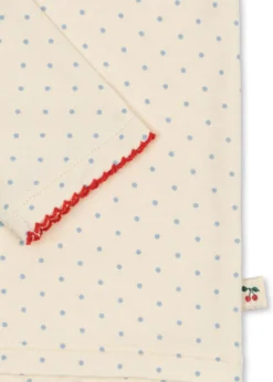Mimmi Bluse - blue kitty dot