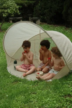 Mini Pop Up Strandtelt - tea stripe
