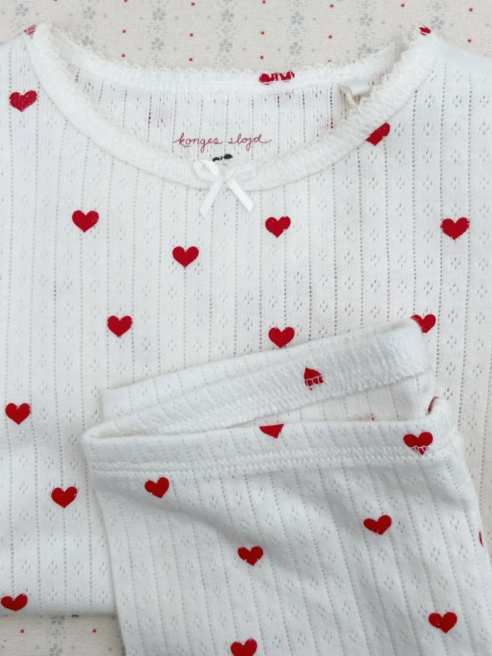 Minnie bluse - amour rouge