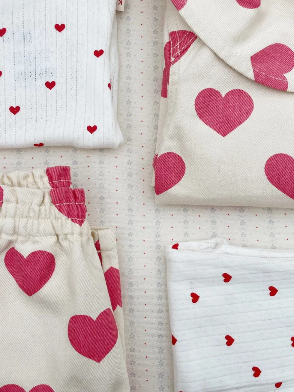 Minnie bluse - amour rouge