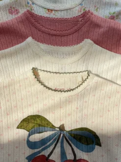 Minnie Kortærmet Body - antique white
