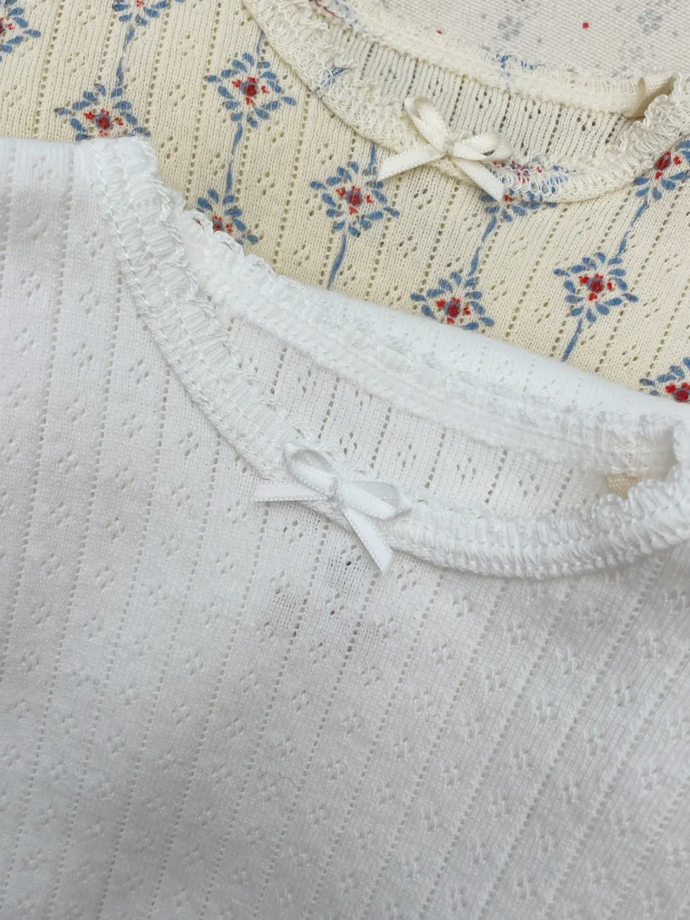 MINNIE KORTÆRMET BODY - optic white