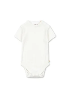 MINNIE KORTÆRMET BODY - optic white