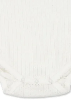 MINNIE KORTÆRMET BODY - optic white