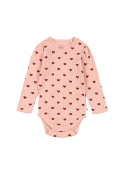 minnie langærmet body - amour rouge