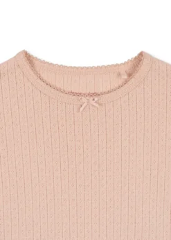 MINNIE TEE GOTS - cameo rose