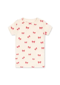 MINNIE TEE GOTS - rosia bow