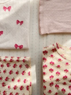 MINNIE TEE GOTS - rosia bow