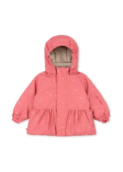 MISMOU FRILL JACKET - cherry berry dot