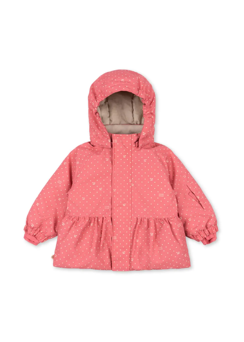 MISMOU FRILL JACKET - cherry berry dot