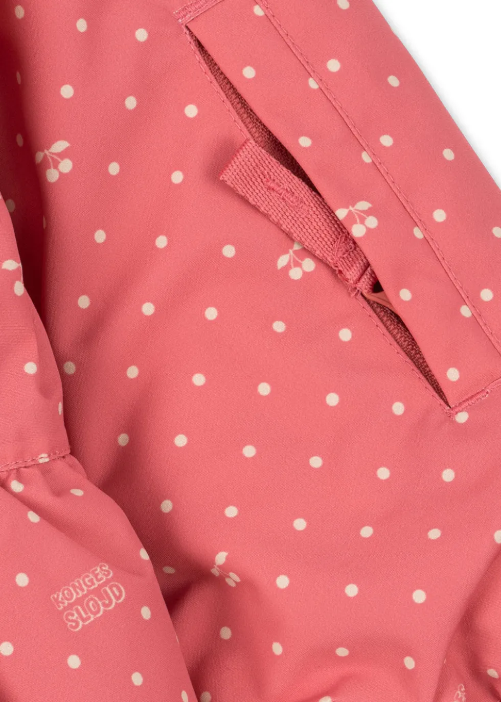 MISMOU FRILL JACKET - cherry berry dot