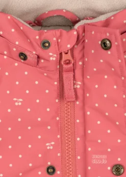 MISMOU FRILL JACKET - cherry berry dot