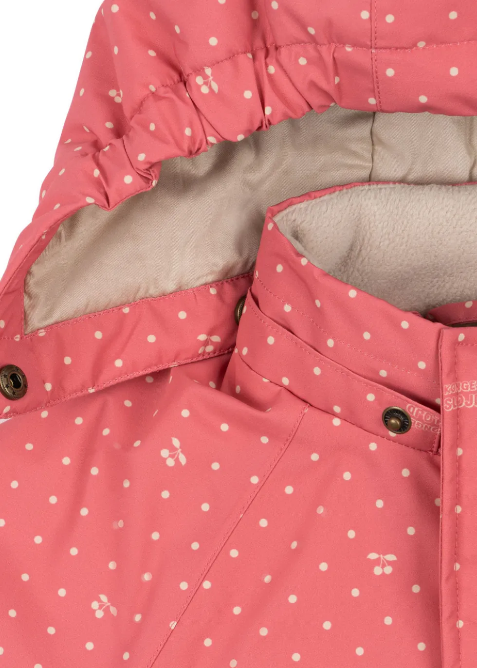 MISMOU FRILL JACKET - cherry berry dot