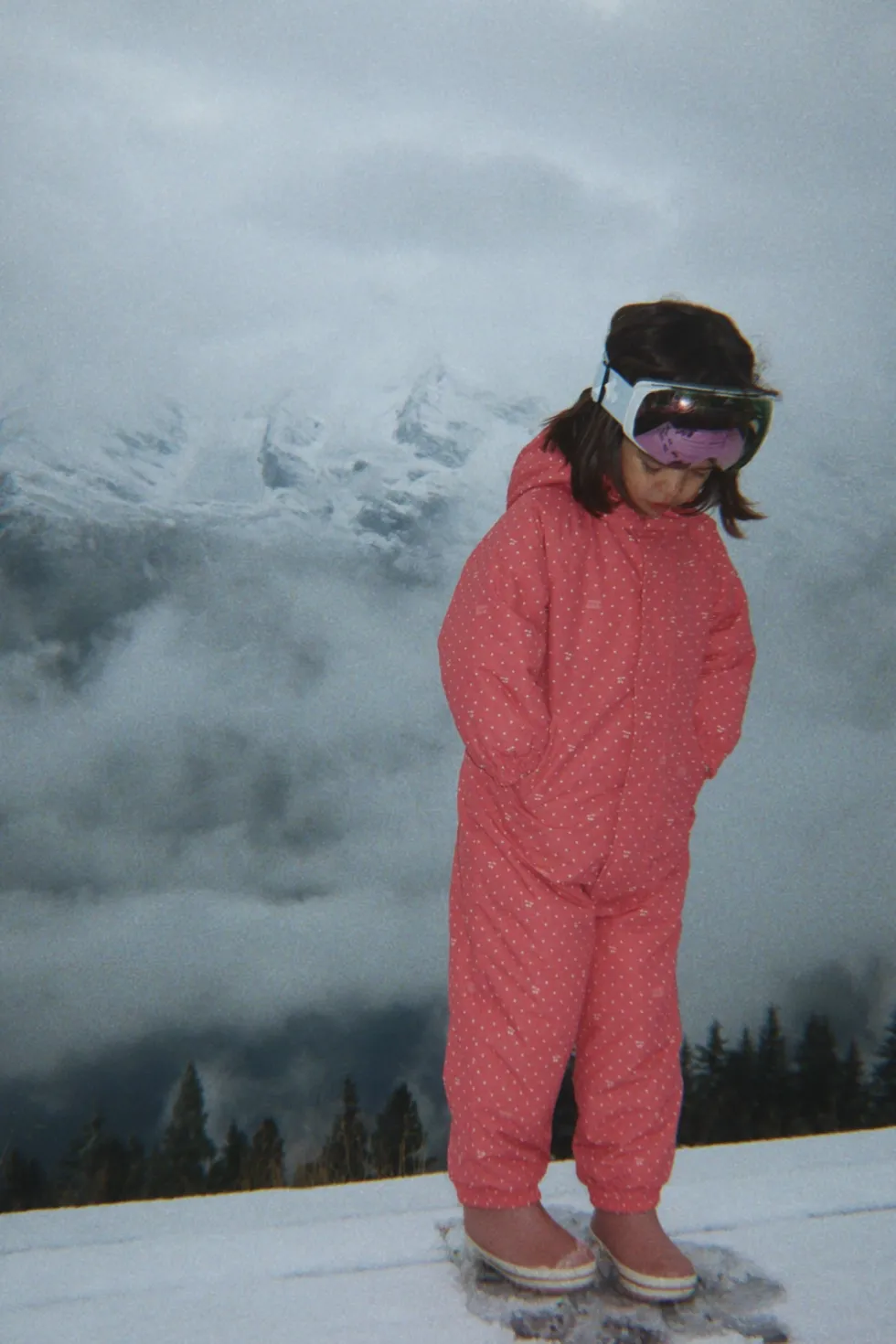 NOHR SNOWSUIT - cherry berry dot